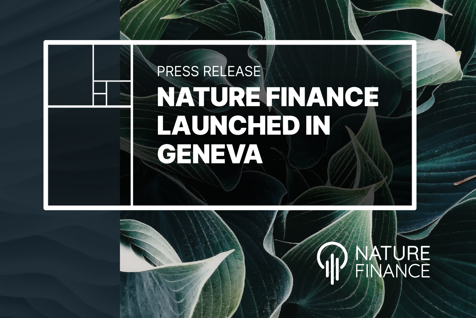 NatureFinance s'installe à Genève pour construire un pôle d'excellence mondial dans le domaine de la nature et de la finance