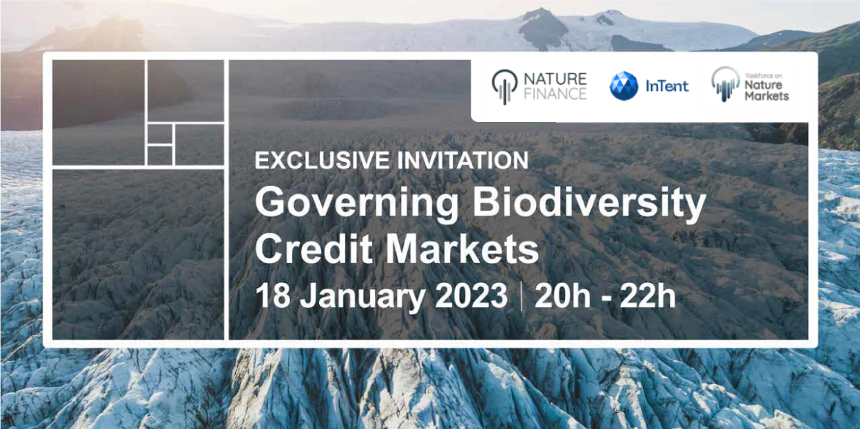 Événement de Davos : Gouverner les marchés de crédit pour la biodiversité avec InTent