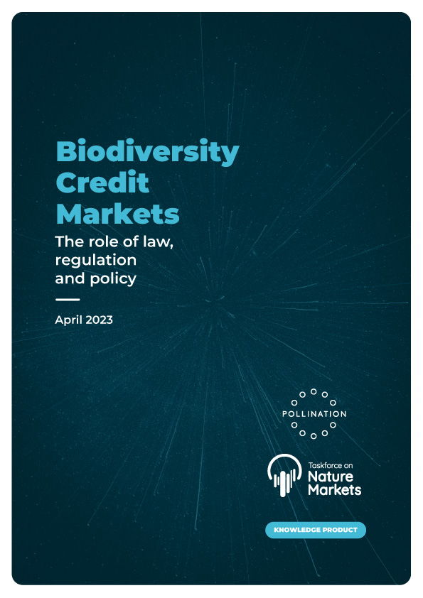 Biodiversity credit markets: The role of law, regulation and policy