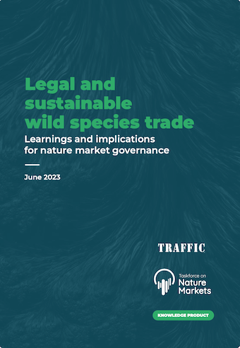 Legal and sustainable wild species trade: Learnings and implications for nature market governance