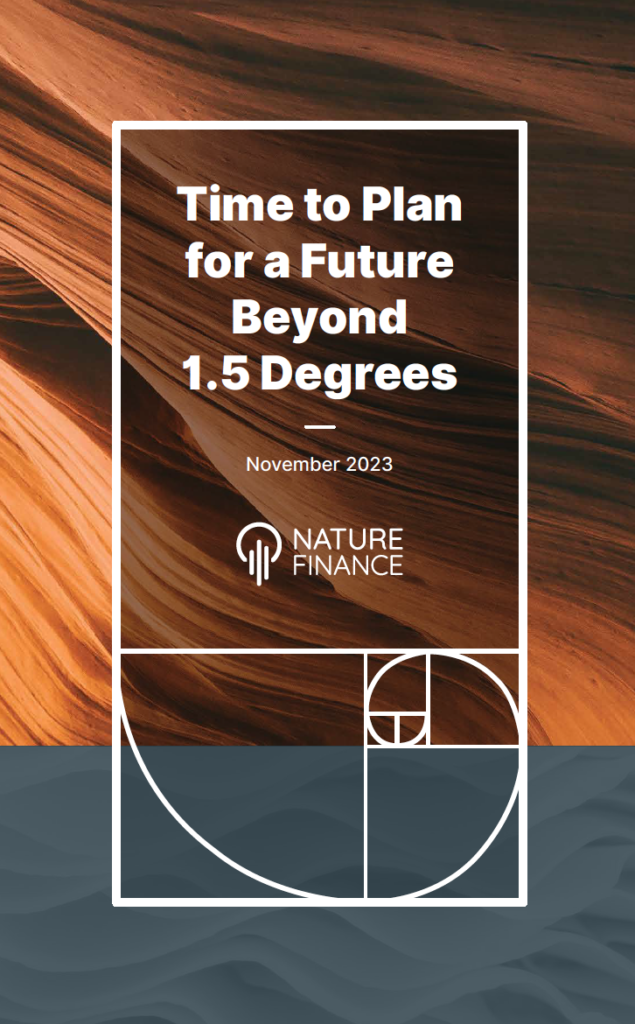 Pasar a una narrativa "más allá de 1,5 ºC" permitirá dejar de lado las medidas actuales, en gran medida incrementales, y desencadenar acciones disruptivas acordes con la magnitud de las crisis climática y natural.  