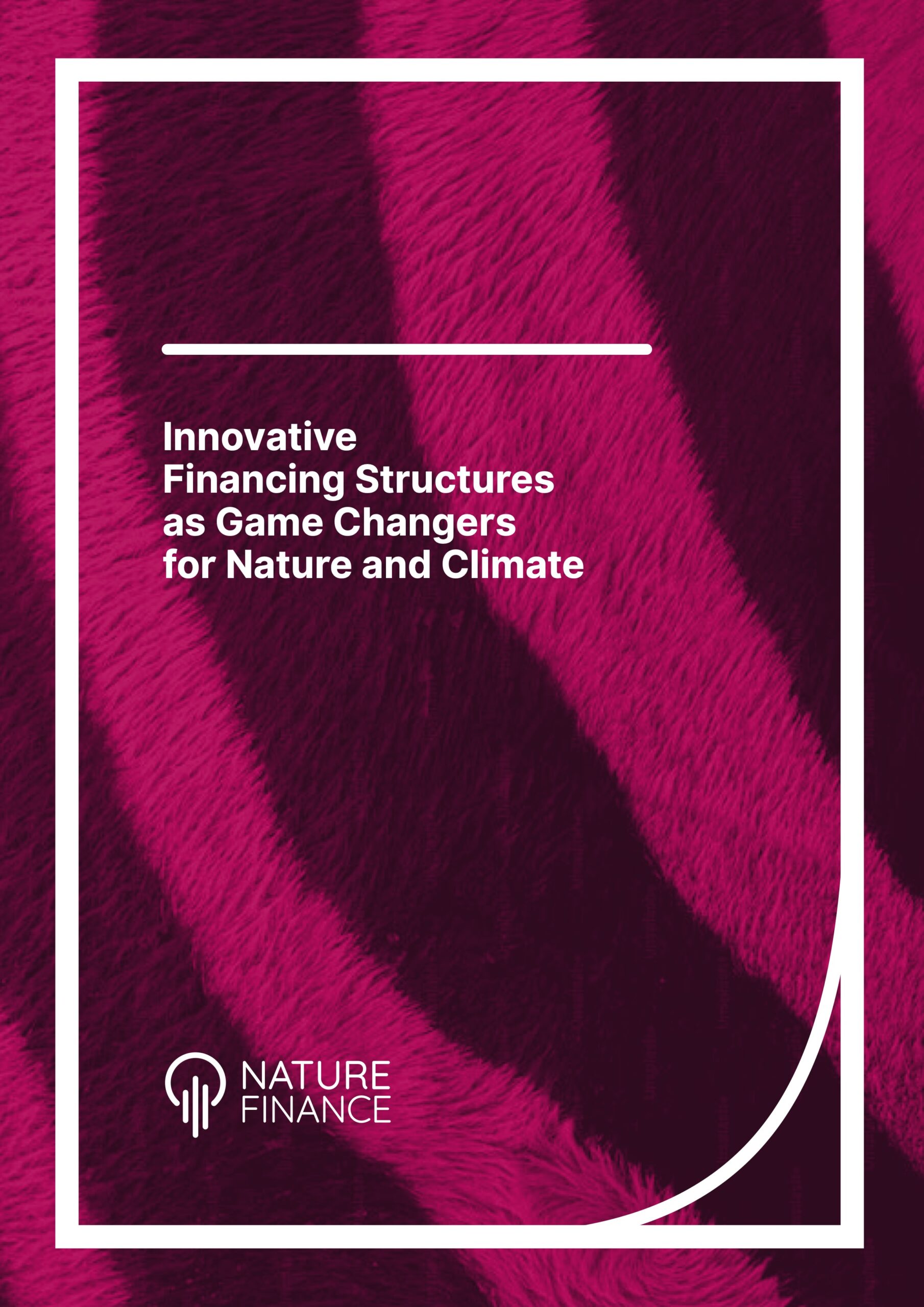 Innovative Financing Structures as Game Changers for Nature and Climate