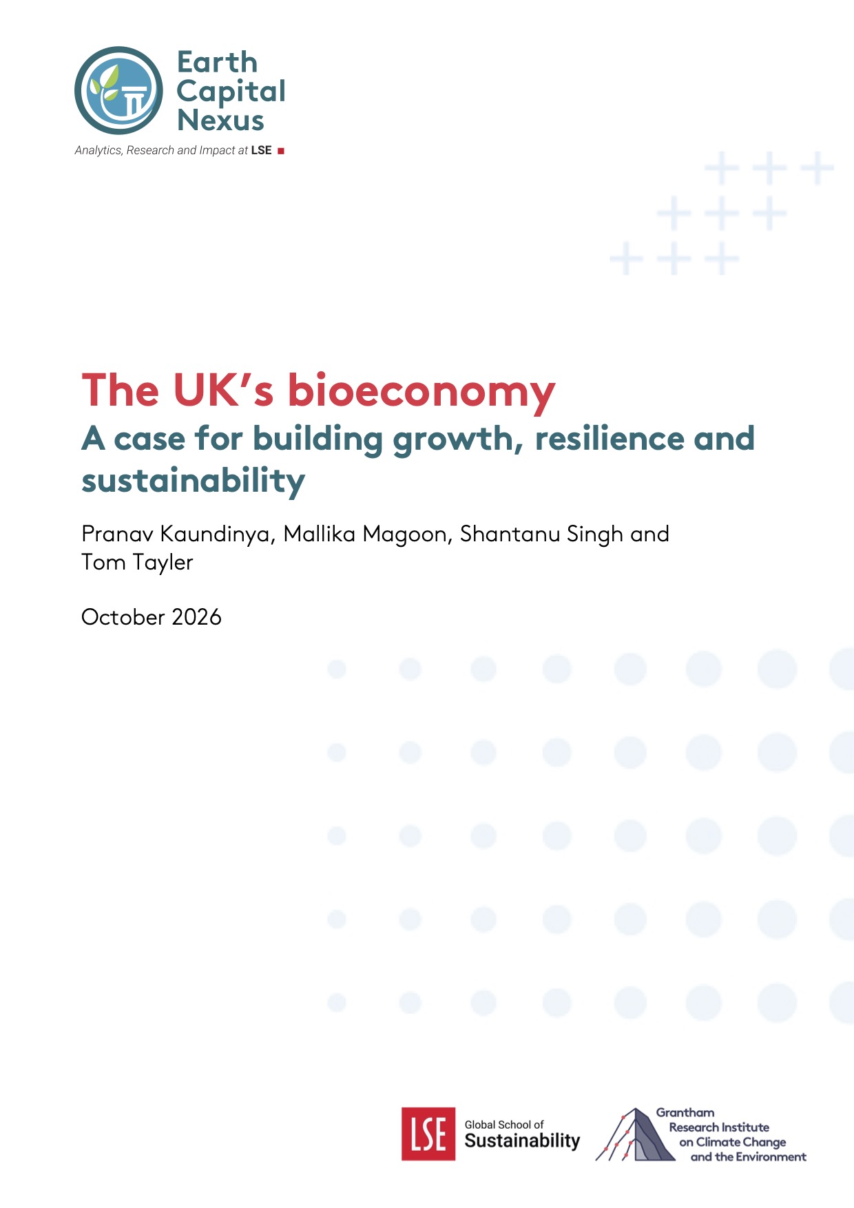 The UK’s bioeconomy: A case for building growth, resilience and sustainability 
